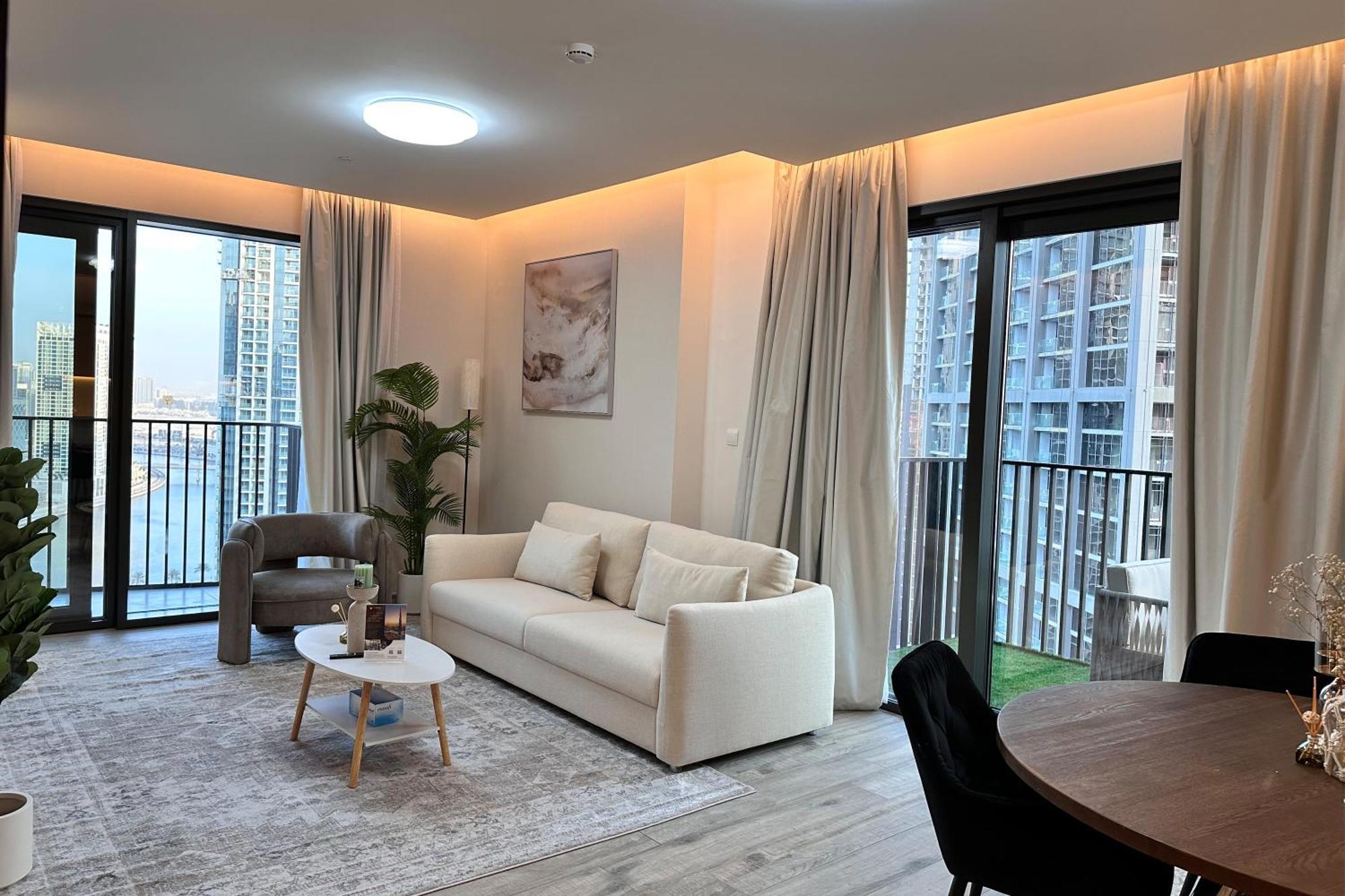 Vserve Modern Oasis Canal & Burj Views Apartment Dubai