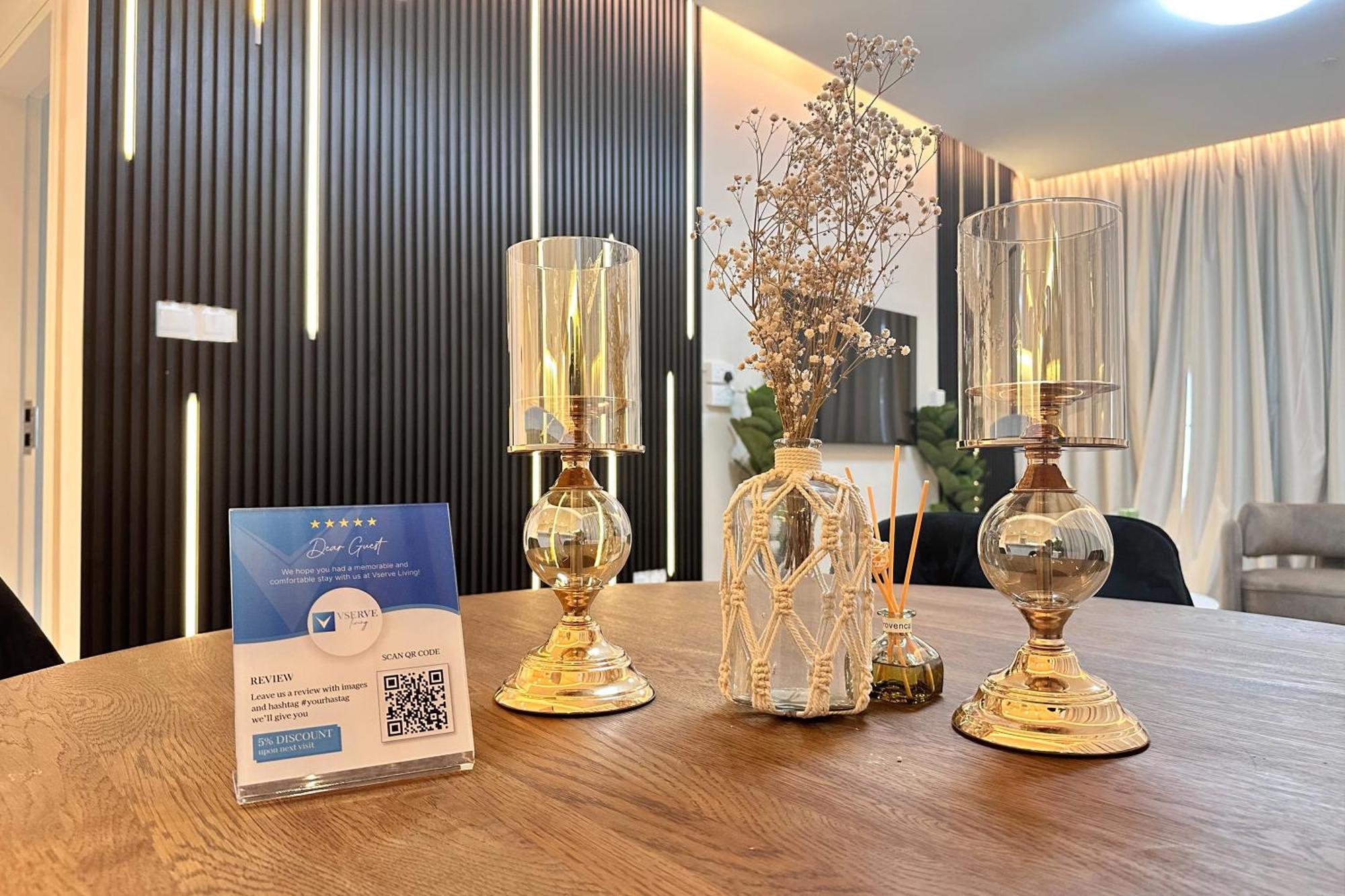 Vserve Modern Oasis Canal & Burj Views Apartment Dubai
